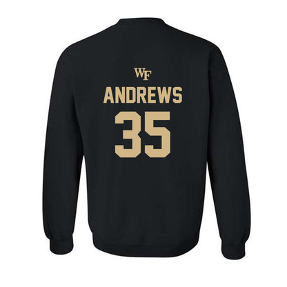 Wake Forest - NCAA Baseball : Will Andrews - Crewneck Sweatshirt Sports Shersey