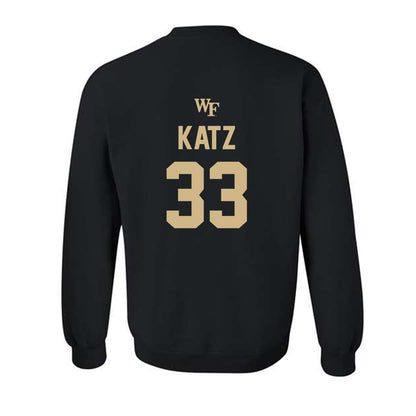 Wake Forest - NCAA Baseball : Chris Katz - Crewneck Sweatshirt Sports Shersey