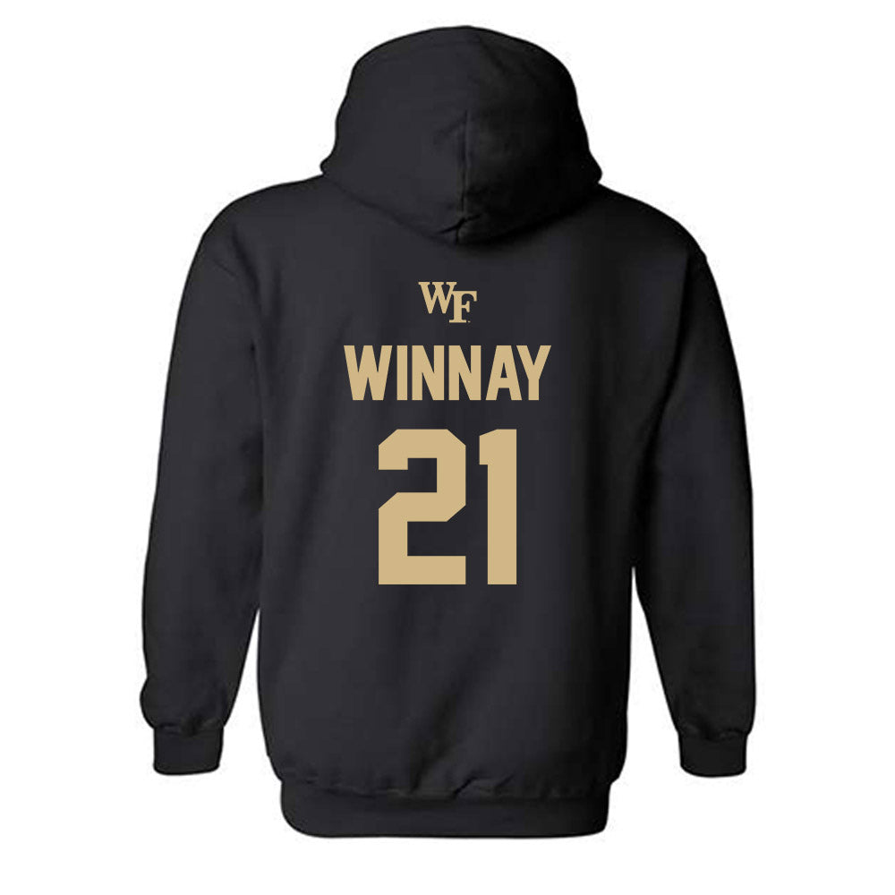 Wake Forest - NCAA Baseball : Jack Winnay - Hooded Sweatshirt Sports Shersey