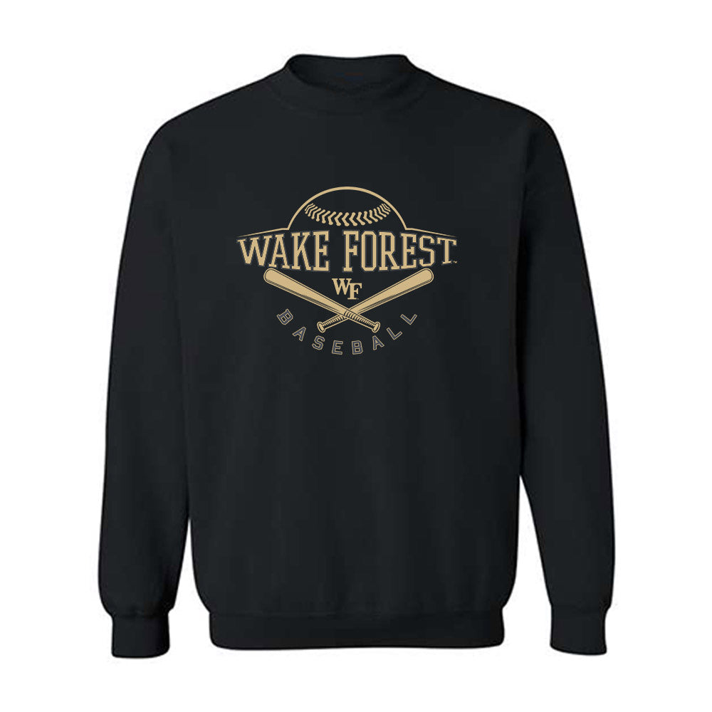 Wake Forest - NCAA Baseball : Zach Johnston - Crewneck Sweatshirt Sports Shersey