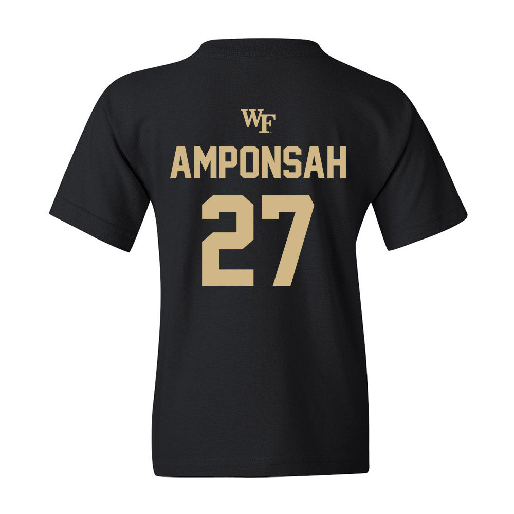 Wake Forest - NCAA Men's Soccer : Prince Amponsah Youth T-Shirt