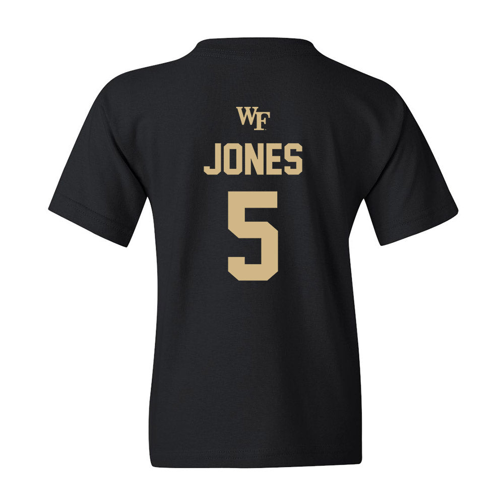 Wake Forest - NCAA Men's Soccer : Samuel Jones Youth T-Shirt
