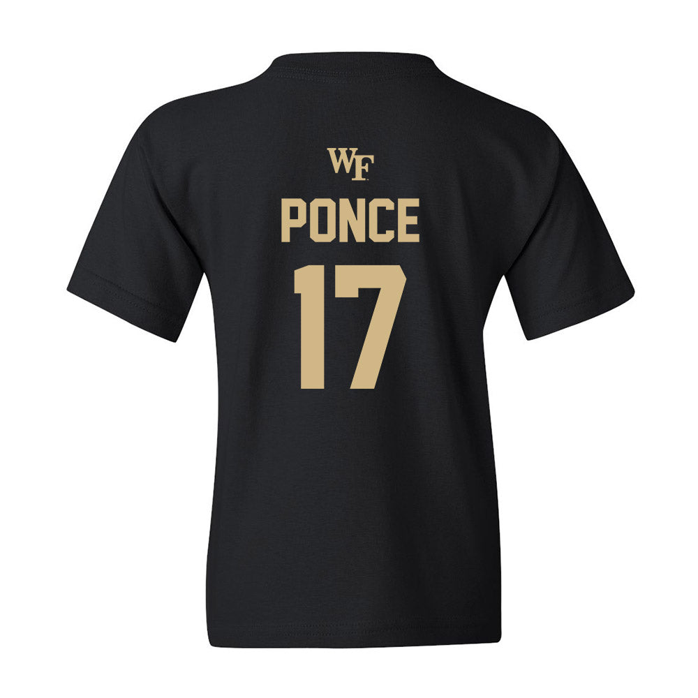 Wake Forest - NCAA Men's Soccer : Camilo Ponce Youth T-Shirt