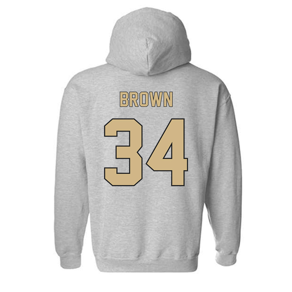 Wake Forest - NCAA Baseball : Branden Brown - Hooded Sweatshirt Classic Shersey