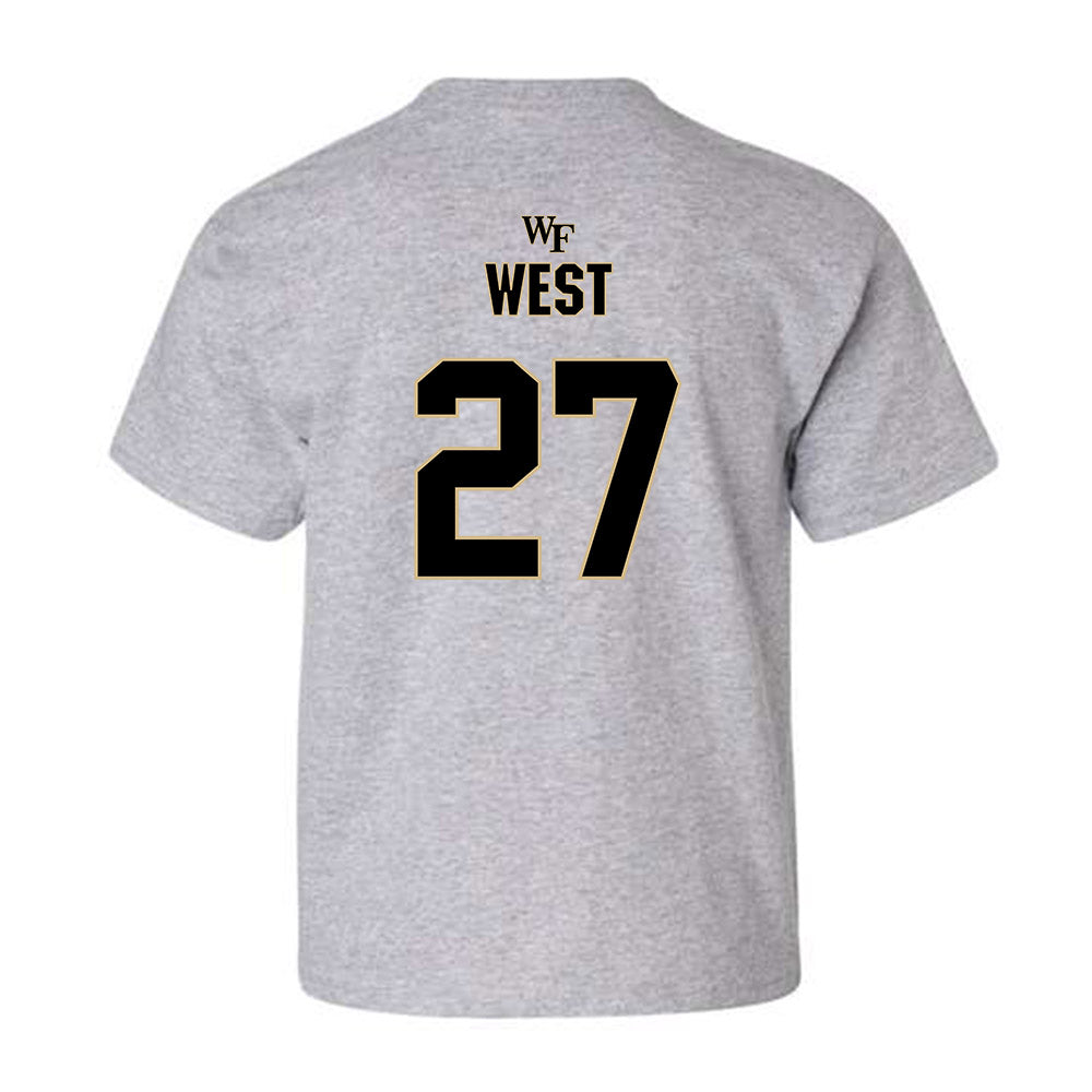 Wake Forest - NCAA Football : Travon West - Youth T-Shirt