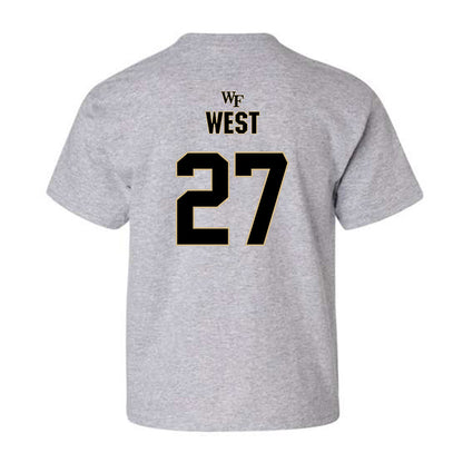 Wake Forest - NCAA Football : Travon West - Youth T-Shirt