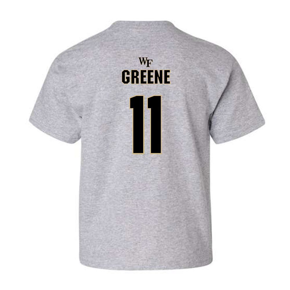 Wake Forest - NCAA Football : Donavon Greene Youth T-Shirt