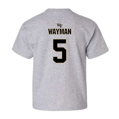 Wake Forest - NCAA Football : Kendron Wayman - Youth T-Shirt