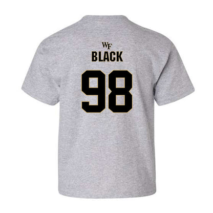 Wake Forest - NCAA Football : Tyler Black - Youth T-Shirt