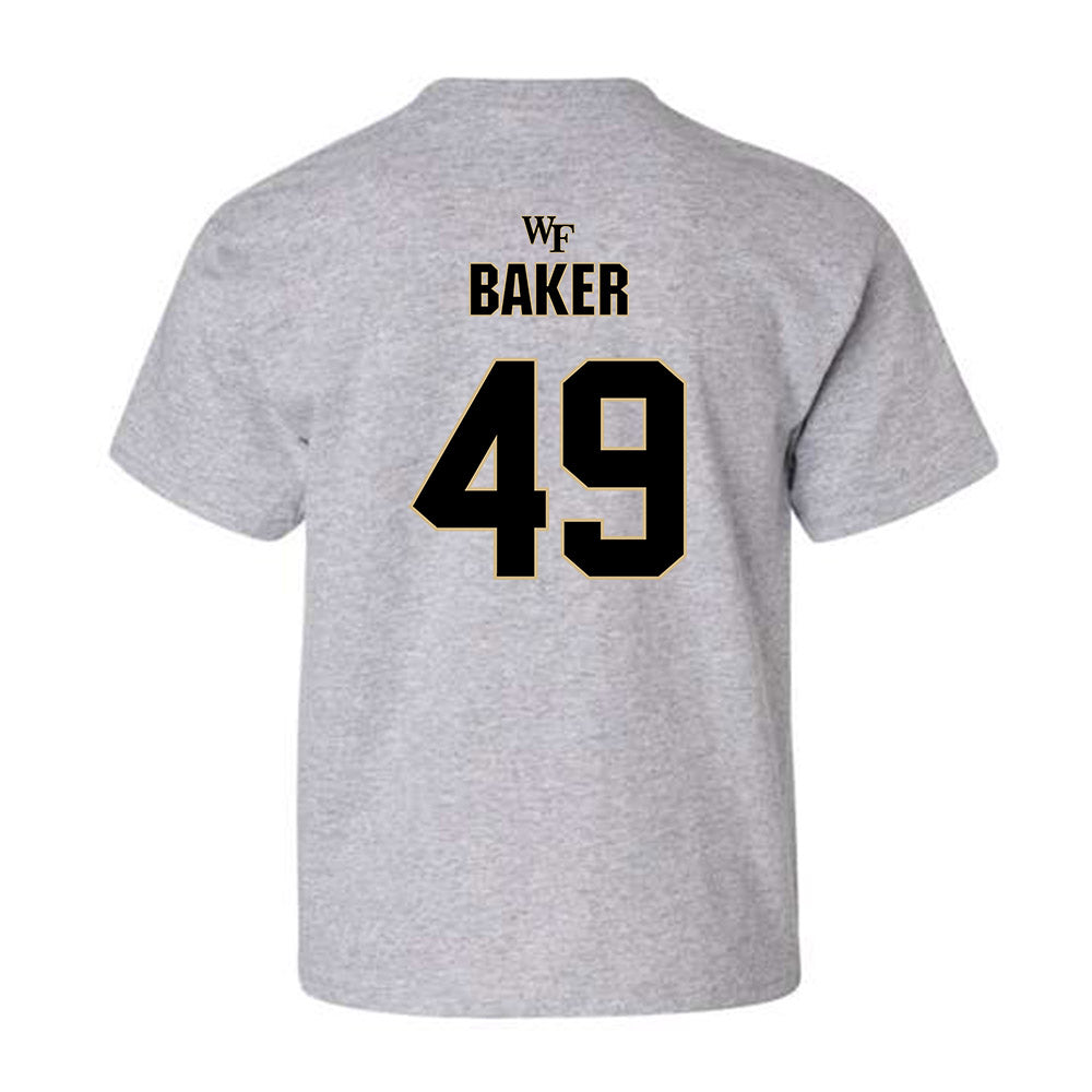 Wake Forest - NCAA Football : Landen Baker - Youth T-Shirt