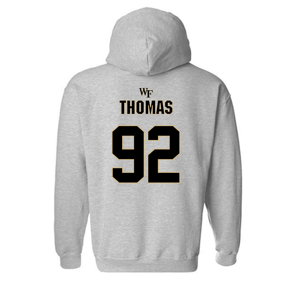Wake Forest - NCAA Football : Ka'Shawn Thomas Hooded Sweatshirt