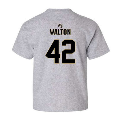 Wake Forest - NCAA Football : Tyler Walton - Youth T-Shirt