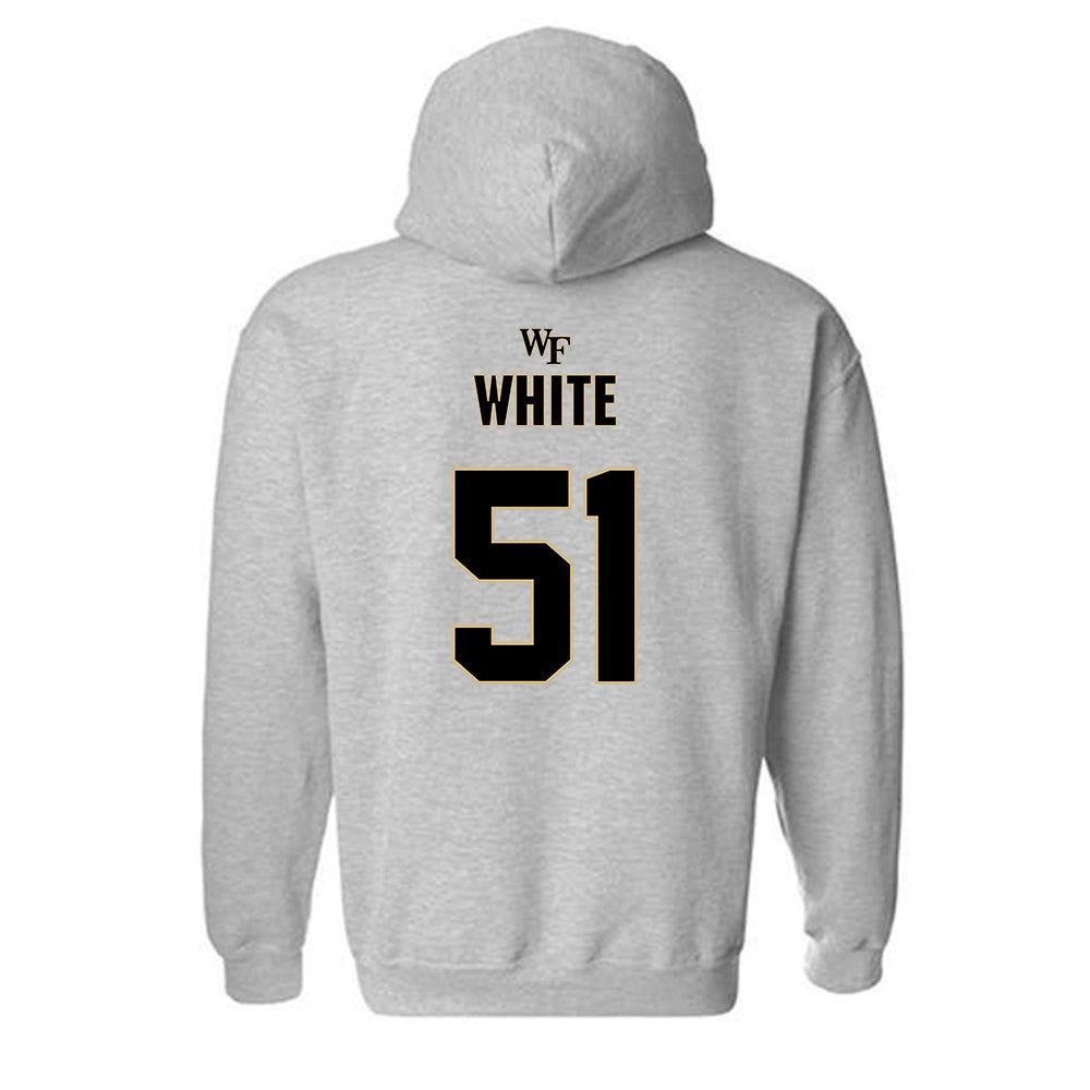 Wake Forest - NCAA Football : Luke White Hooded Sweatshirt