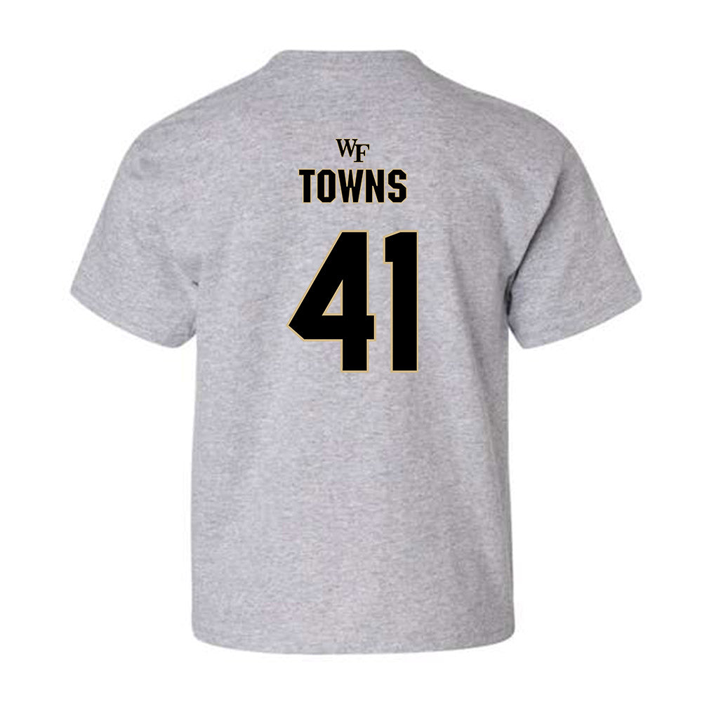 Wake Forest - NCAA Football : Will Towns Youth T-Shirt
