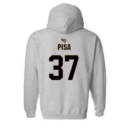 Wake Forest - NCAA Football : Owen Pisa - Hooded Sweatshirt Classic Shersey