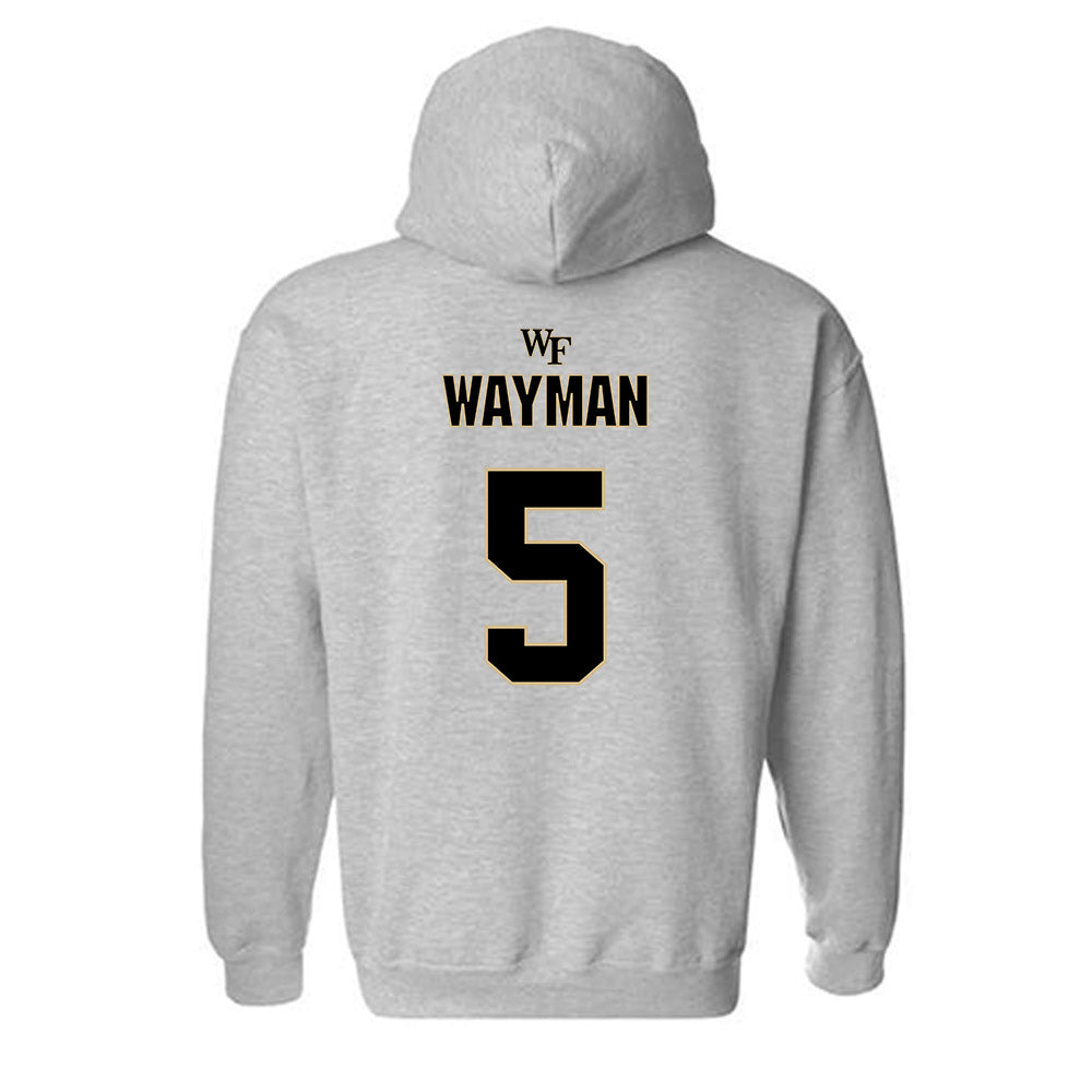 Wake Forest - NCAA Football : Kendron Wayman - Hooded Sweatshirt