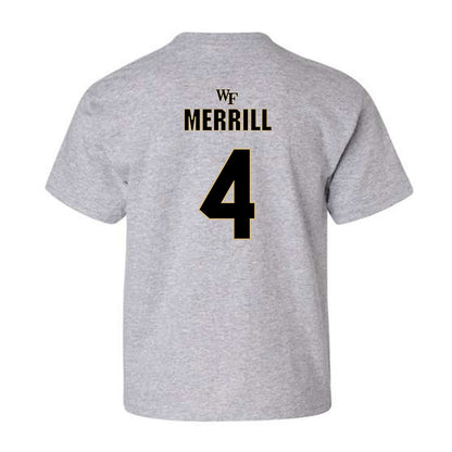 Wake Forest - NCAA Football : Walker Merrill Youth T-Shirt
