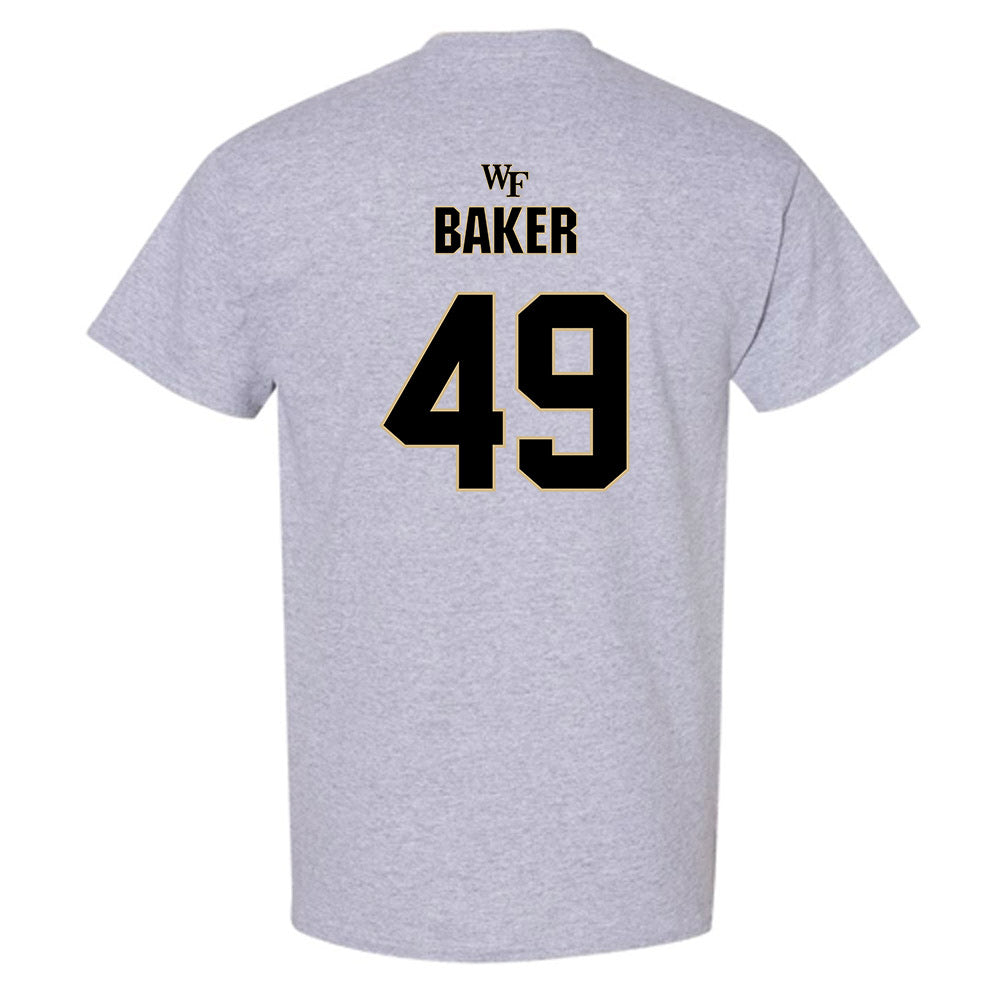 Wake Forest - NCAA Football : Landen Baker - Short Sleeve T-Shirt