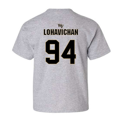 Wake Forest - NCAA Football : Zach Lohavichan Youth T-Shirt