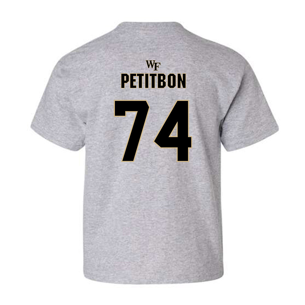Wake Forest - NCAA Football : Luke Petitbon Youth T-Shirt