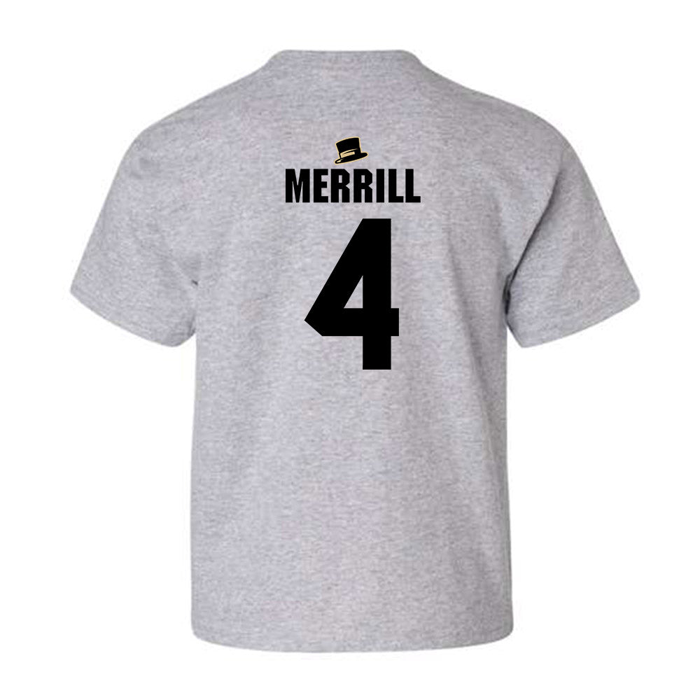 Wake Forest - NCAA Football : Walker Merrill - Youth T-Shirt