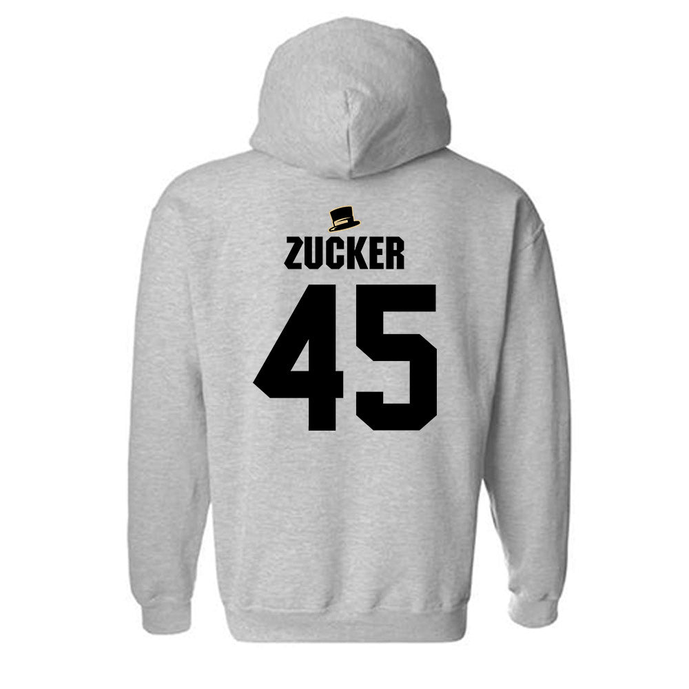 Wake Forest - NCAA Baseball : Dylan Zucker - Hooded Sweatshirt Classic Shersey