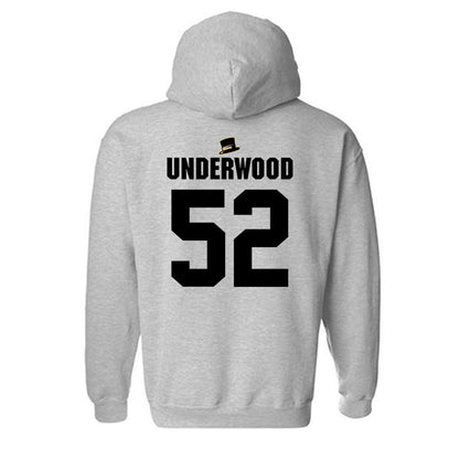 Wake Forest - NCAA Men's Basketball : Will Underwood - Hooded Sweatshirt Classic Shersey