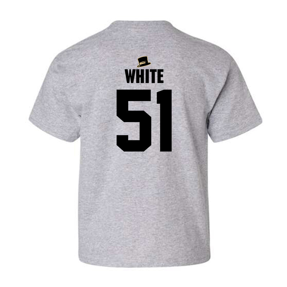 Wake Forest - NCAA Football : Luke White - Youth T-Shirt