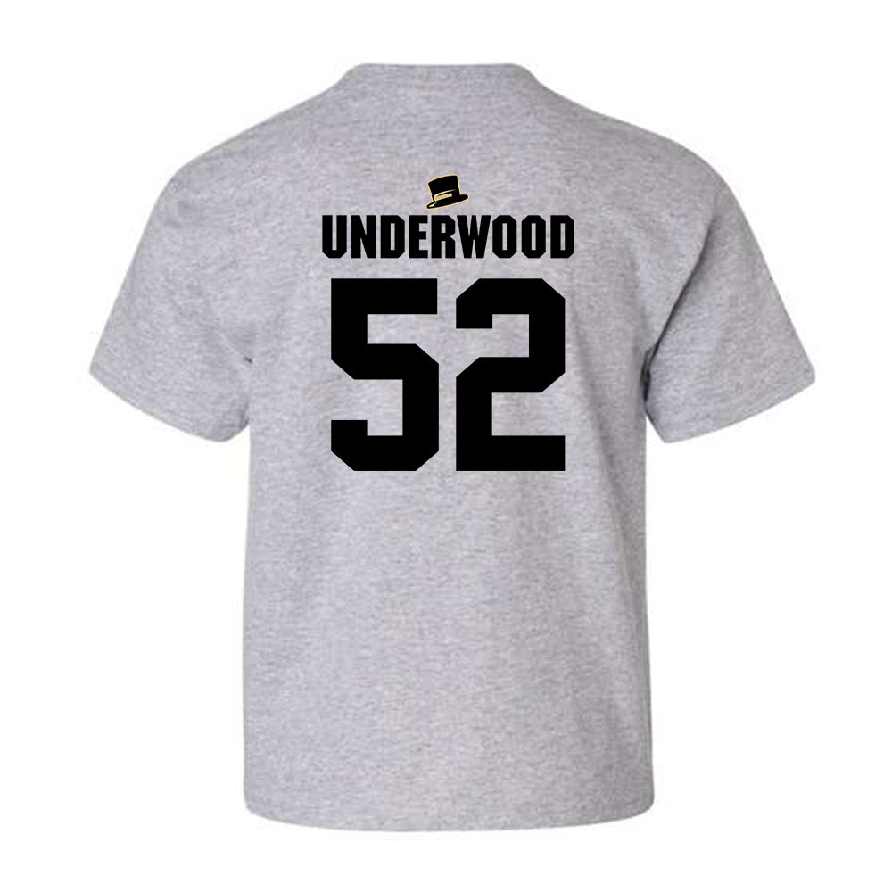 Wake Forest - NCAA Men's Basketball : Will Underwood - Youth T-Shirt Classic Shersey