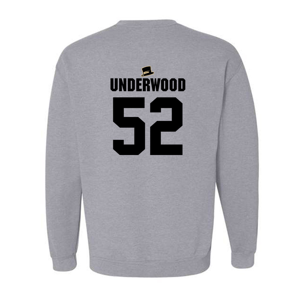 Wake Forest - NCAA Men's Basketball : Will Underwood - Crewneck Sweatshirt Classic Shersey