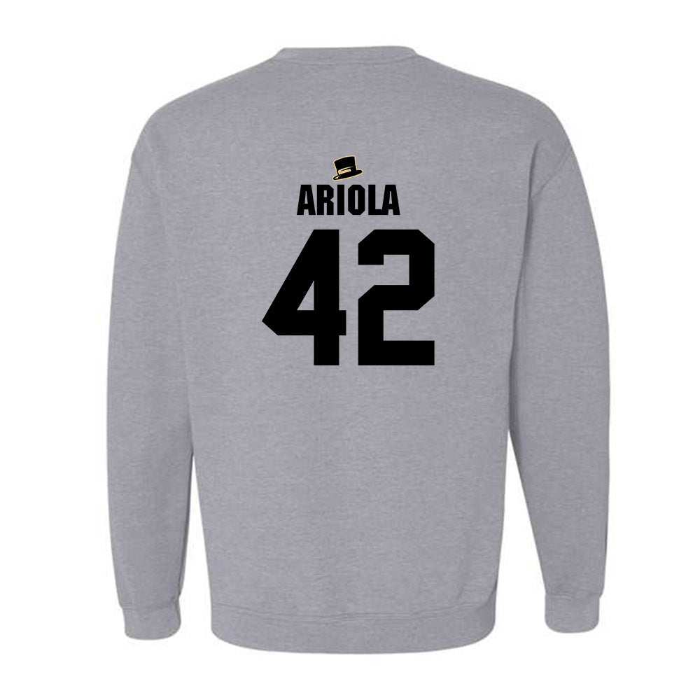 Wake Forest - NCAA Baseball : Joseph Ariola - Crewneck Sweatshirt Classic Shersey