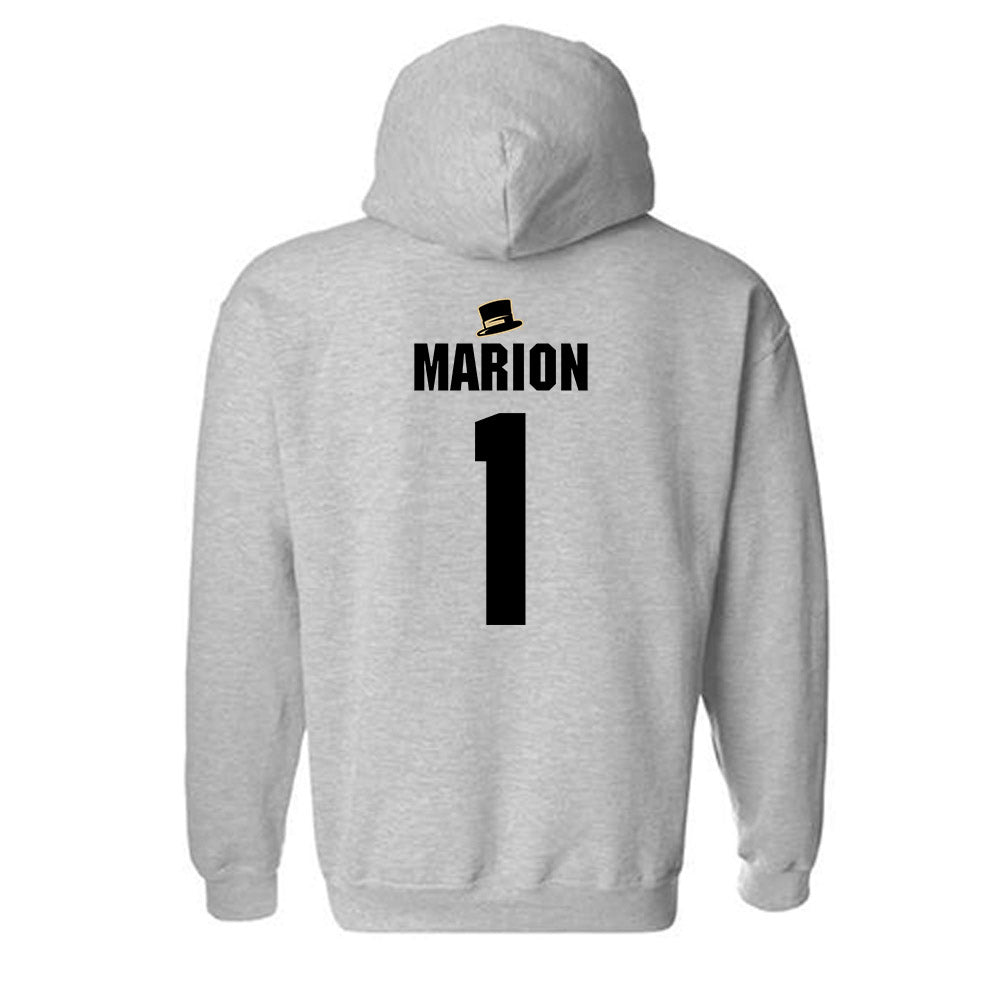Wake Forest - NCAA Men's Basketball : Marqus Marion - Hooded Sweatshirt Classic Shersey