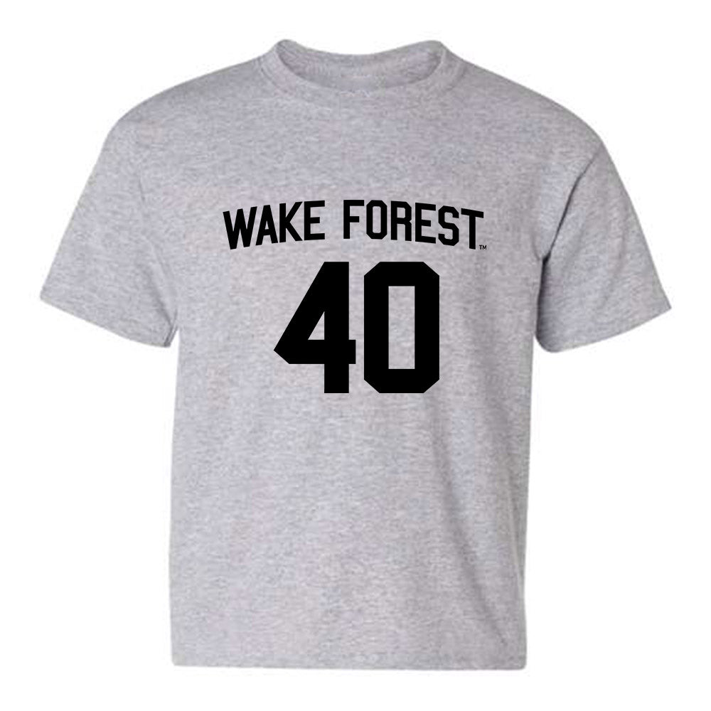 Wake Forest - NCAA Men's Basketball : Rj Kennah - Youth T-Shirt Classic Shersey