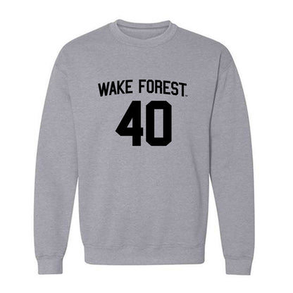 Wake Forest - NCAA Men's Basketball : Rj Kennah - Crewneck Sweatshirt Classic Shersey