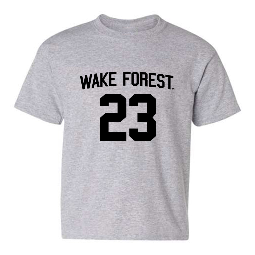 Wake Forest - NCAA Men's Basketball : Hunter Sallis - Youth T-Shirt Classic Shersey