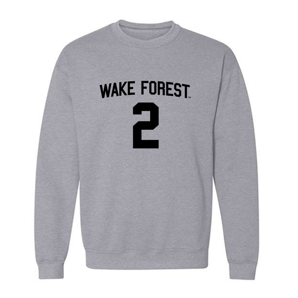 Wake Forest - NCAA Baseball : William Ray - Crewneck Sweatshirt Classic Shersey