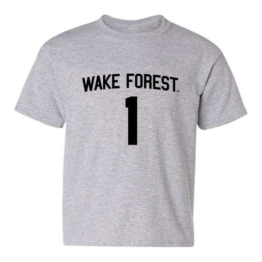 Wake Forest - NCAA Men's Basketball : Marqus Marion - Youth T-Shirt Classic Shersey