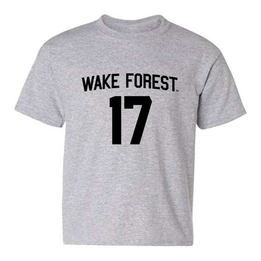 Wake Forest - NCAA Baseball : Zach Johnston - Youth T-Shirt Classic Shersey