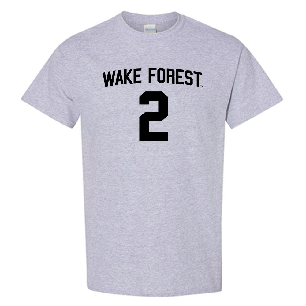 Wake Forest - NCAA Women's Basketball : Kaia Harrison Short Sleeve T-Shirt