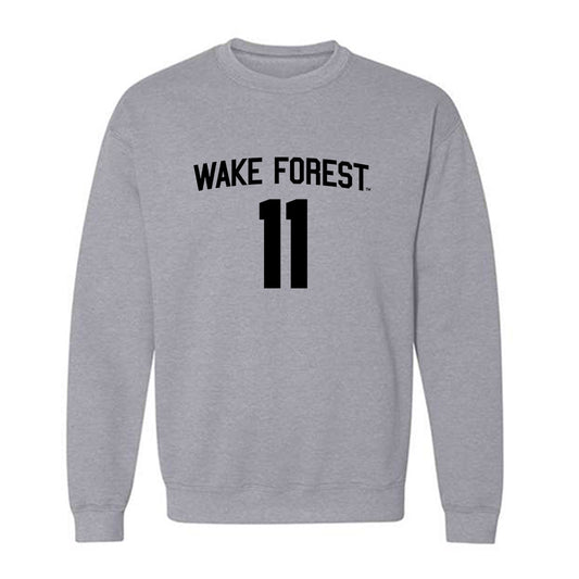 Wake Forest - NCAA Men's Basketball : Andrew Carr - Crewneck Sweatshirt Classic Shersey