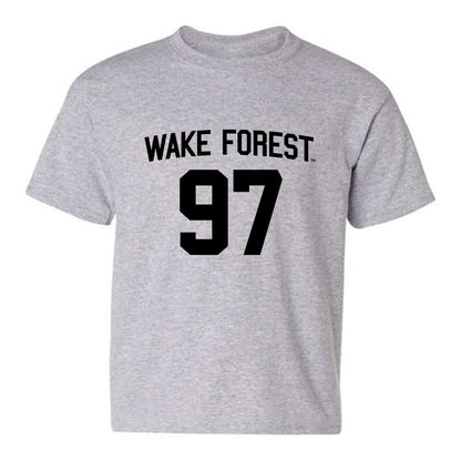 Wake Forest - NCAA Football : Caleb Carlson - Youth T-Shirt