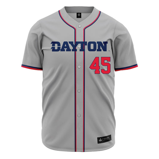 Dayton - NCAA Baseball : Jacob Veczko - Baseball Jersey Gray