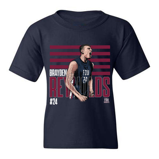 FDU - NCAA Men's Basketball : Brayden Reynolds Illustration Youth T-Shirt