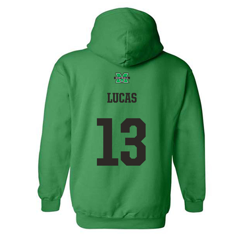 Marshall - NCAA Softball : Rielly Lucas - Hooded Sweatshirt Classic Shersey