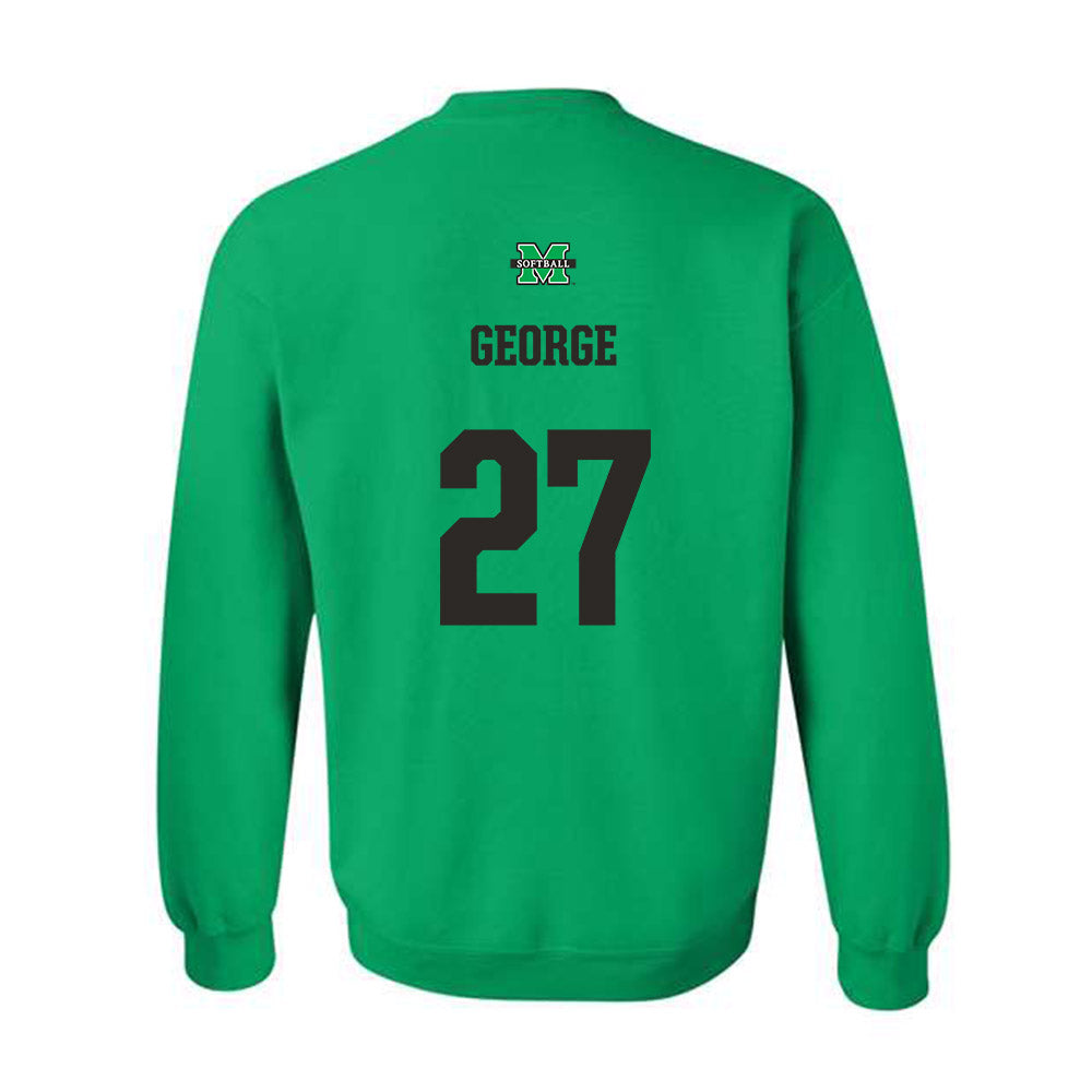 Marshall - NCAA Softball : Ramey George - Crewneck Sweatshirt Classic Shersey