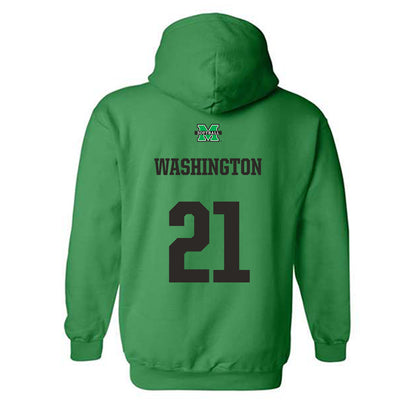 Marshall - NCAA Softball : Kaleea Washington - Hooded Sweatshirt Classic Shersey