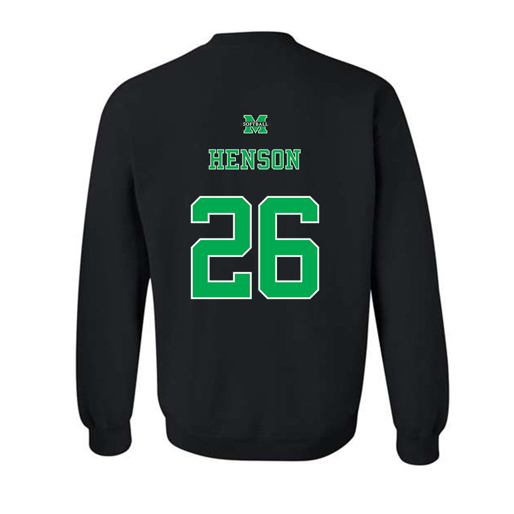 Marshall - NCAA Softball : Lindsay Henson - Crewneck Sweatshirt Sports Shersey