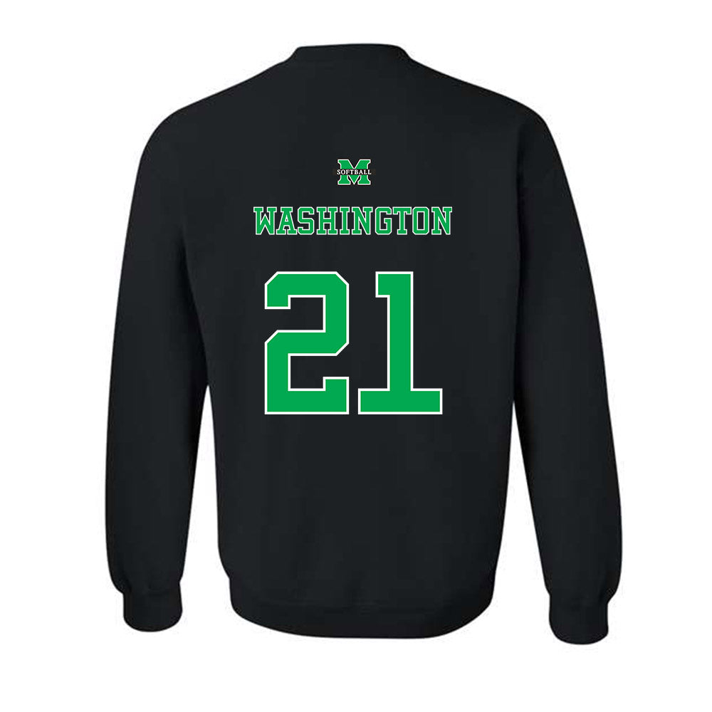 Marshall - NCAA Softball : Kaleea Washington - Crewneck Sweatshirt Sports Shersey