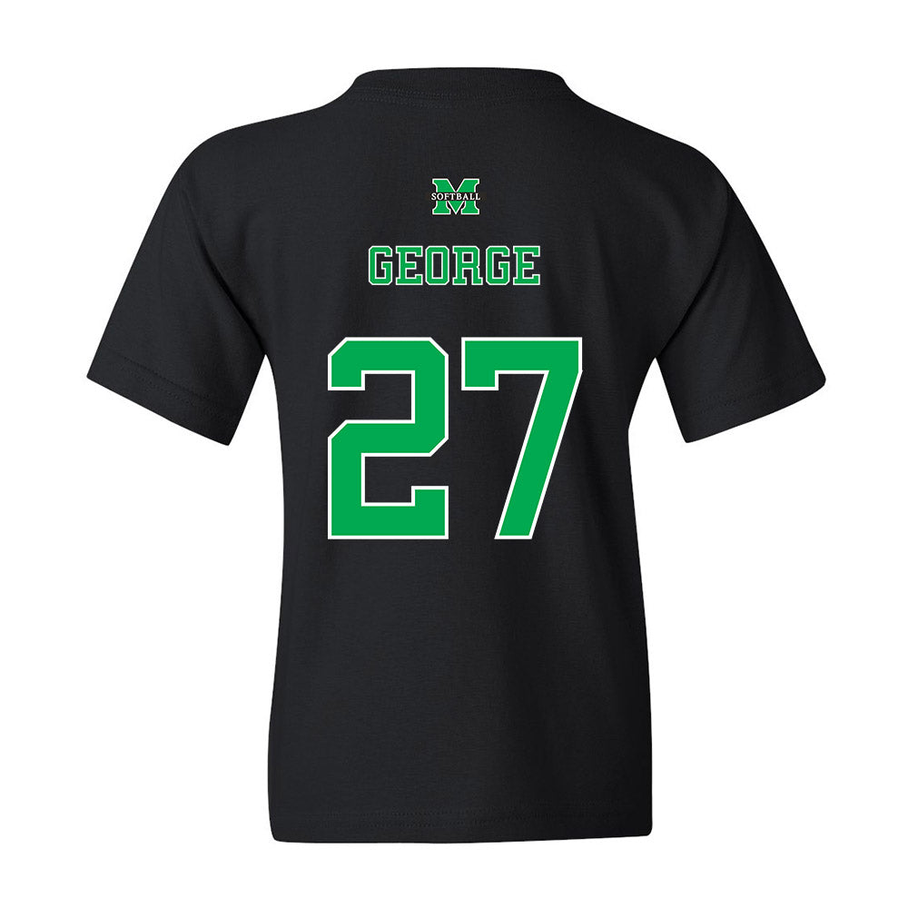 Marshall - NCAA Softball : Ramey George - Youth T-Shirt Sports Shersey