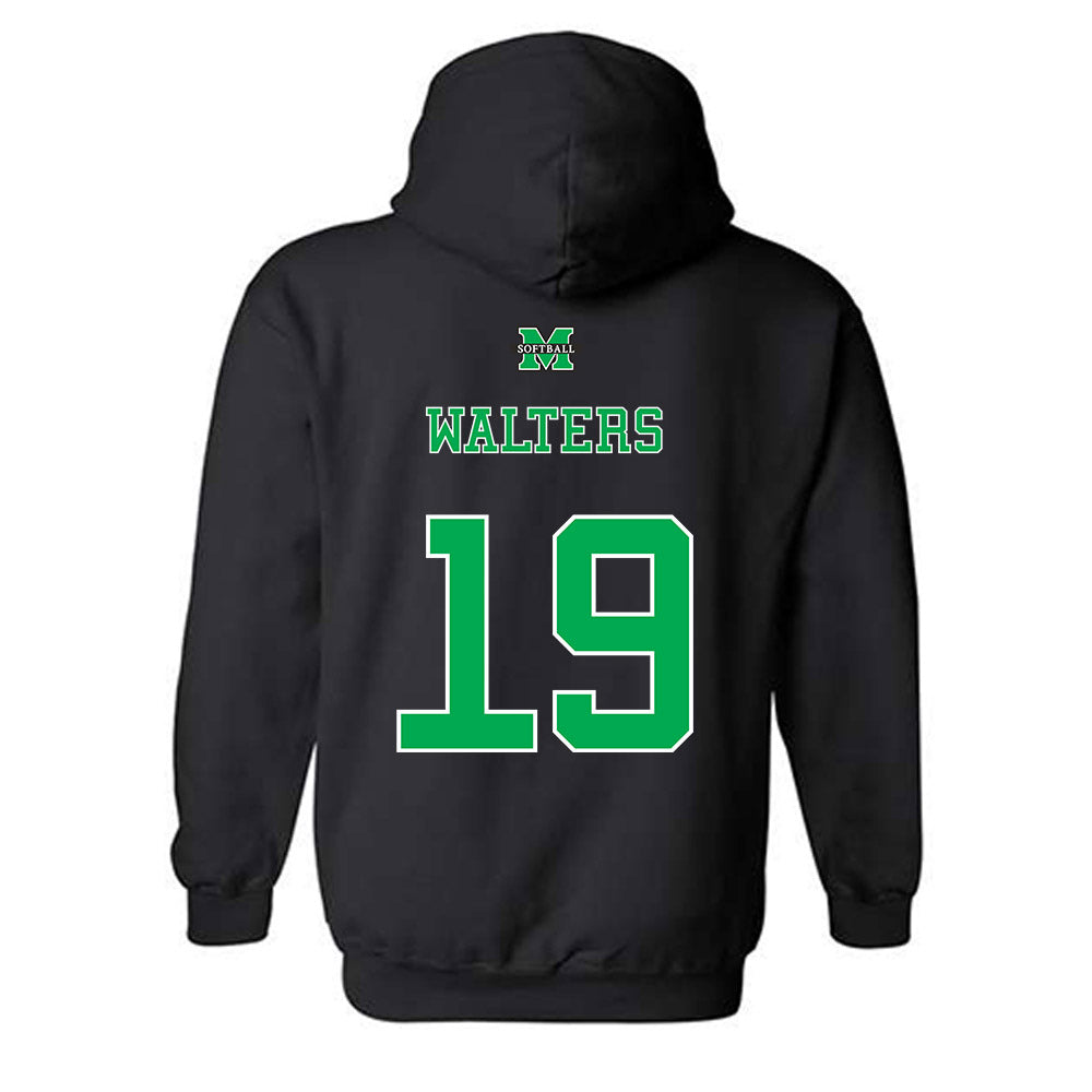 Marshall - NCAA Softball : Bailee Walters - Hooded Sweatshirt Sports Shersey